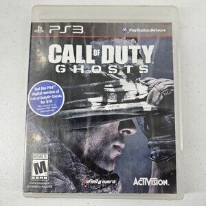 Call of Duty Ghosts Sony PlayStation 3 PS3 Video Game Complete Shooter Tested